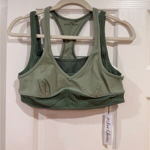 For Love And Lemons Olive Sports Bra